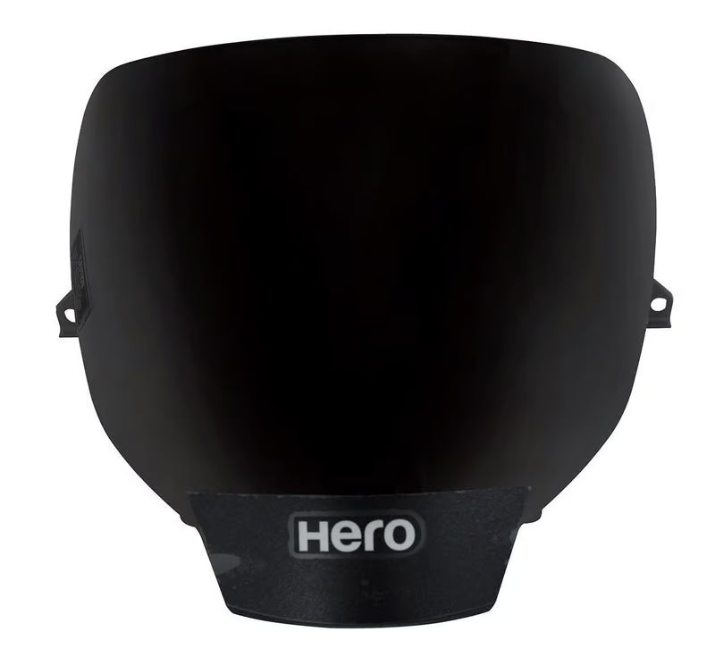 Hero Genuine Windscreen Sub Assembly for Super Splendor | Wind Screen S/Assy / Front Visor / Headlight Visor | 6410AAAGH20S
