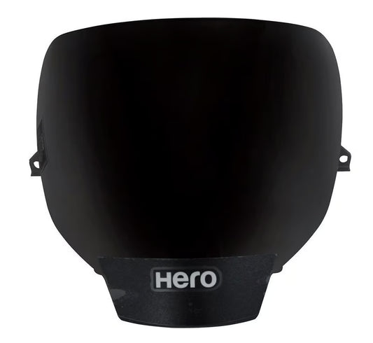 Hero Genuine Windscreen Sub Assembly for Super Splendor | Wind Screen S/Assy / Front Visor / Headlight Visor | 6410AAAGH20S