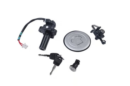 Hero Genuine Ignition Switch Lock Set for Glamour | Key Set / Main Lock Assembly with 2 Keys | 35010AANH20S