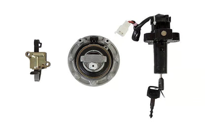 Hero Genuine Ignition Switch Lock Set for Splendor Pro & Splendor Plus | Key Set / Main Lock Assembly | 35010AAEH00S