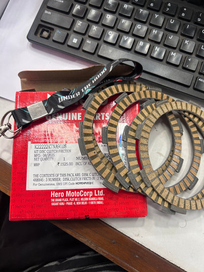 Hero K22222KTNA900S clutch friction kit – 4 plates – Xpulse/Xtreme