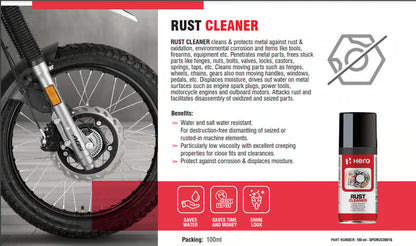 Hero MotoCorp rust cleaner 100 ml penetrating lubricant for metal parts