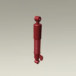 Hero Red Rear Shocker HF Deluxe, CD Deluxe – 52400KST951ZDS