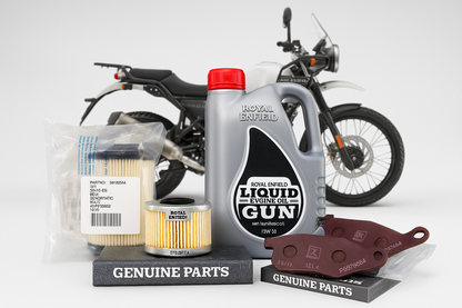 Himalayan 411 Service Kit with Engine Oil and Brake Pads