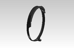 RAN00655/D Royal Enfield LED headlamp bezel — Himalayan/Guerrilla 450