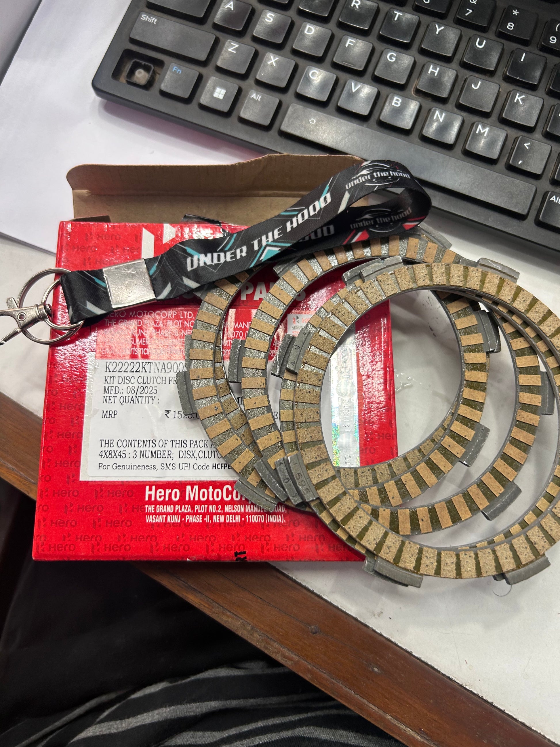 Hunk/CBZ Xtreme/Impulse clutch plates – K22222KTNA900S (4 pcs)