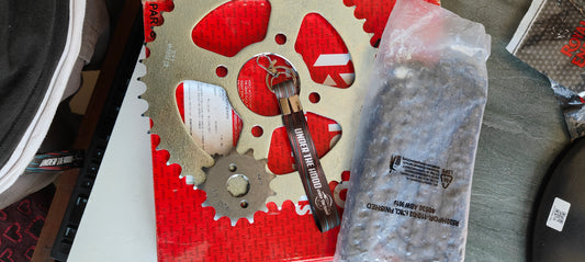 Hero Genuine Chain Sprocket Kit for Xpulse 200 4V / Xpulse 200 4V OBD2 – K41412ABWK900S