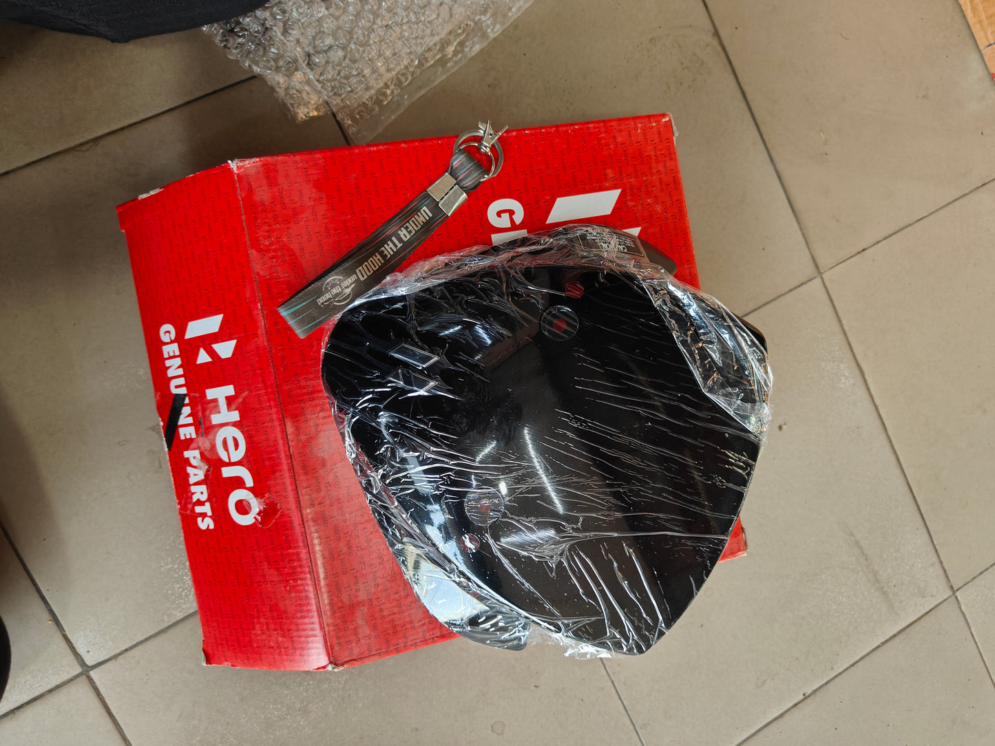 Hero Genuine Short Windscreen Kit for Glamour X | Flyscreen / Visor / Front Wind Deflector | ADJRB0L003000G