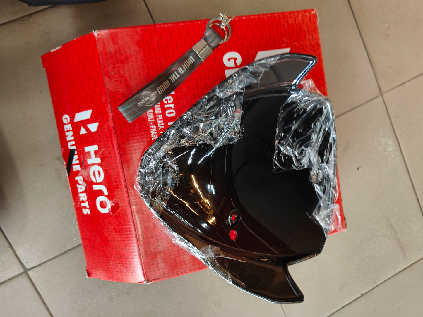 Hero Genuine Short Windscreen Kit for Glamour X | Flyscreen / Visor / Front Wind Deflector | ADJRB0L003000G