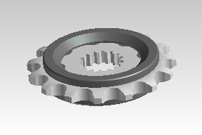 Continental GT 650 front sprocket 574265/D