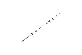 Royal Enfield KAA00062/A swing arm end cap bush with spacer kit for Meteor 350 and Classic 350 Reborn