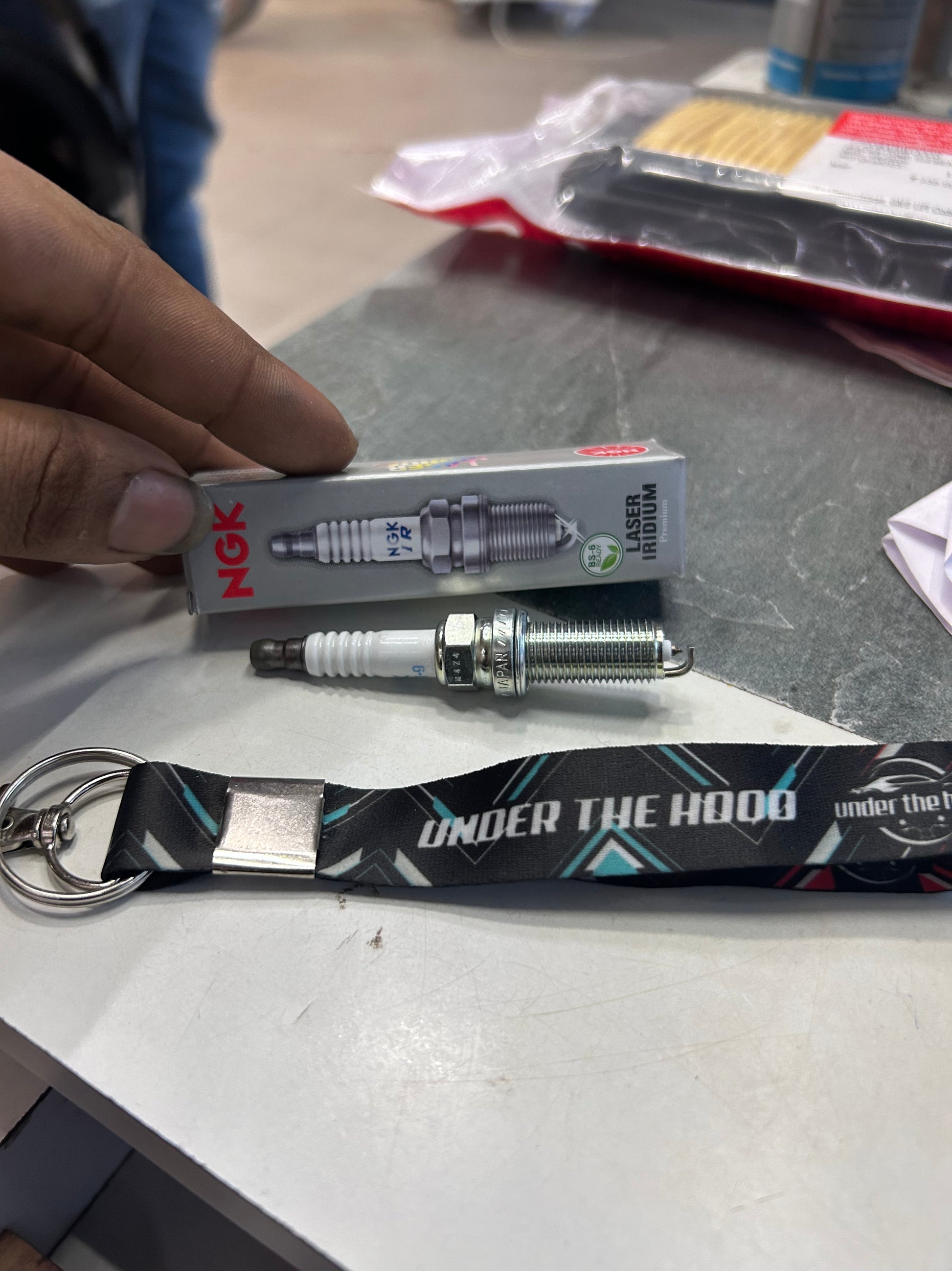 KTM 390 Duke iridium spark plug NGK LKAR8AI-9 – heat range 8