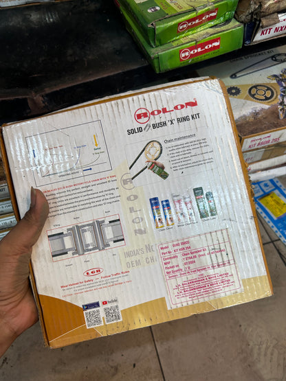 Rolon HXR 254 X-Ring chain sprocket kit for KTM Duke 250 14T 46T 112-link