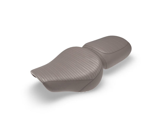 Royal Enfield Brown Pleated Seat Cover KXA00122 on Classic 350 Reborn