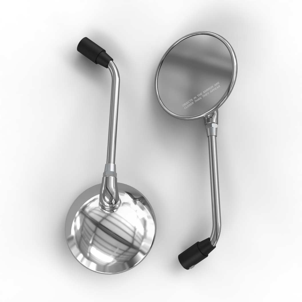 Royal Enfield RAL00277/E left hand chrome mirror LH
