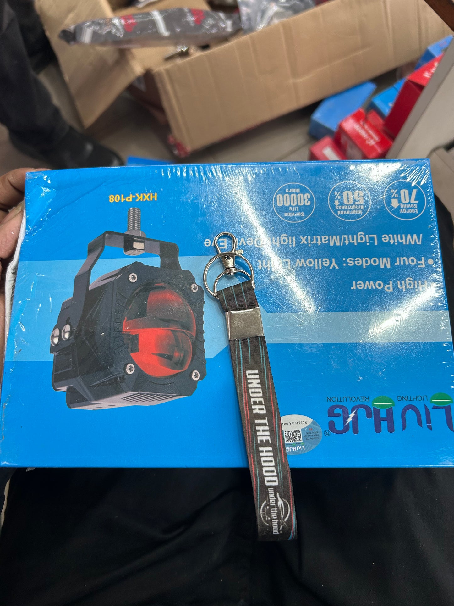 LIU HJG Guerrilla (Gorilla) Projector Fog Light – 4 Mode Yellow/White/Matrix/Devil Eye | HXK-P108