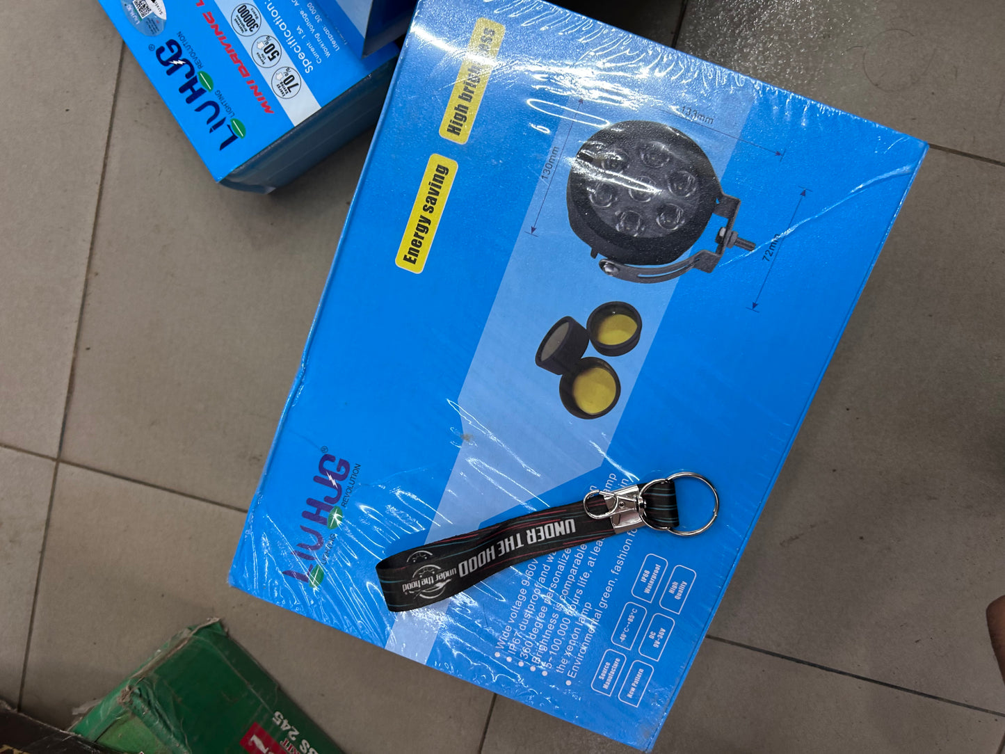 LIU HJG 70W 7-LED Round Fog / Driving Lights (Yellow) – Pair | DC 9–36V | IP68