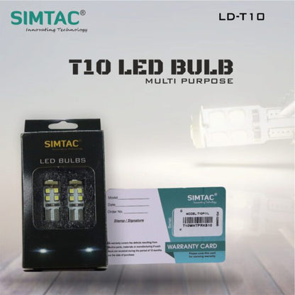 Simtac | 360° LED Bulbs For Bike /Pilot/Tiger/Eye Light Bullet LED Lights Bulb | TD/T10