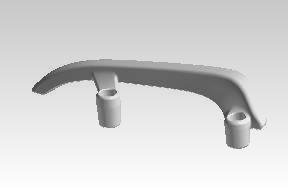 Royal Enfield 1100612/C grab rail RH for Meteor 350 BS6 (right side)