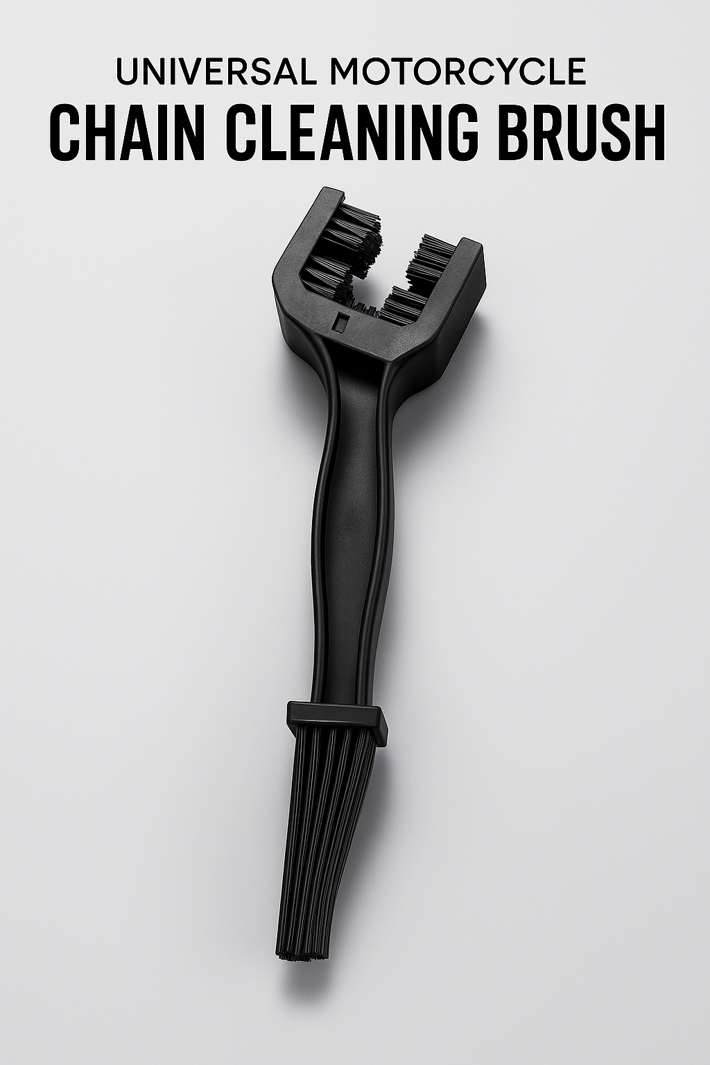 Motorcycle Chain Cleaning Brush – 3-sided design