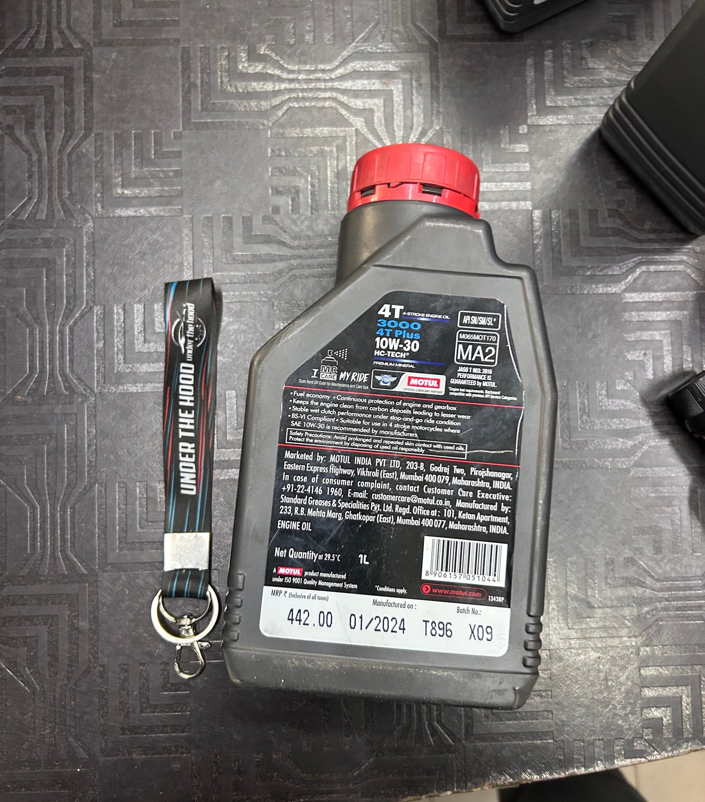 Motul 3000 4T 10W-30 Engine Oil (1L) – Mineral Technosynthese® | API SN | JASO MA2 | Wet Clutch Motorcycle Oil