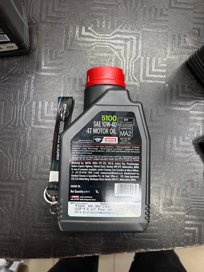 Motul 5100 10W-40 4T Engine Oil (Technosynthese® Ester) – JASO MA2 (2023) API SP