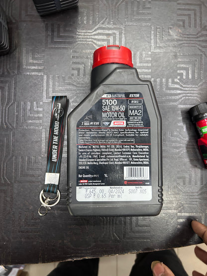 Motul 5100 15W-50 4T Engine Oil 1L | JASO MA2 API SP for royale enfield himalayan 411 classic 350