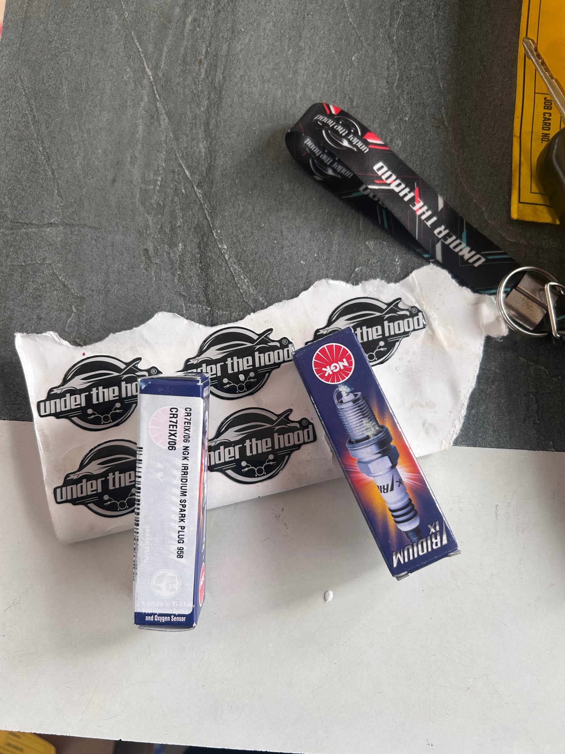 NGK CR7EIX Iridium spark plug set for 650 twins