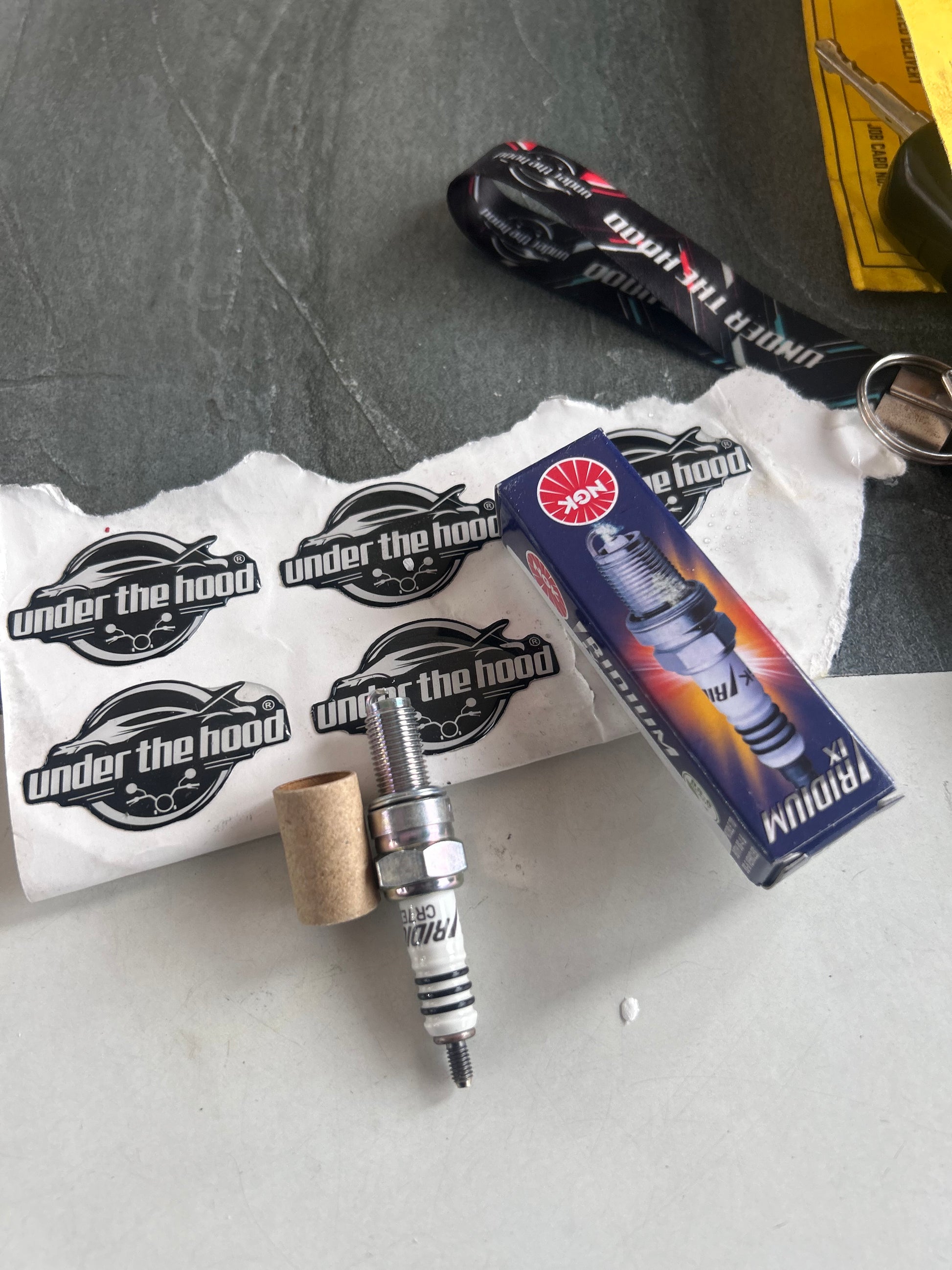 NGK CR7EIX Iridium spark plug set for Interceptor 650