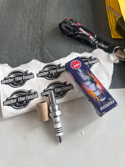 NGK CR7EIX Iridium spark plug set for Interceptor 650