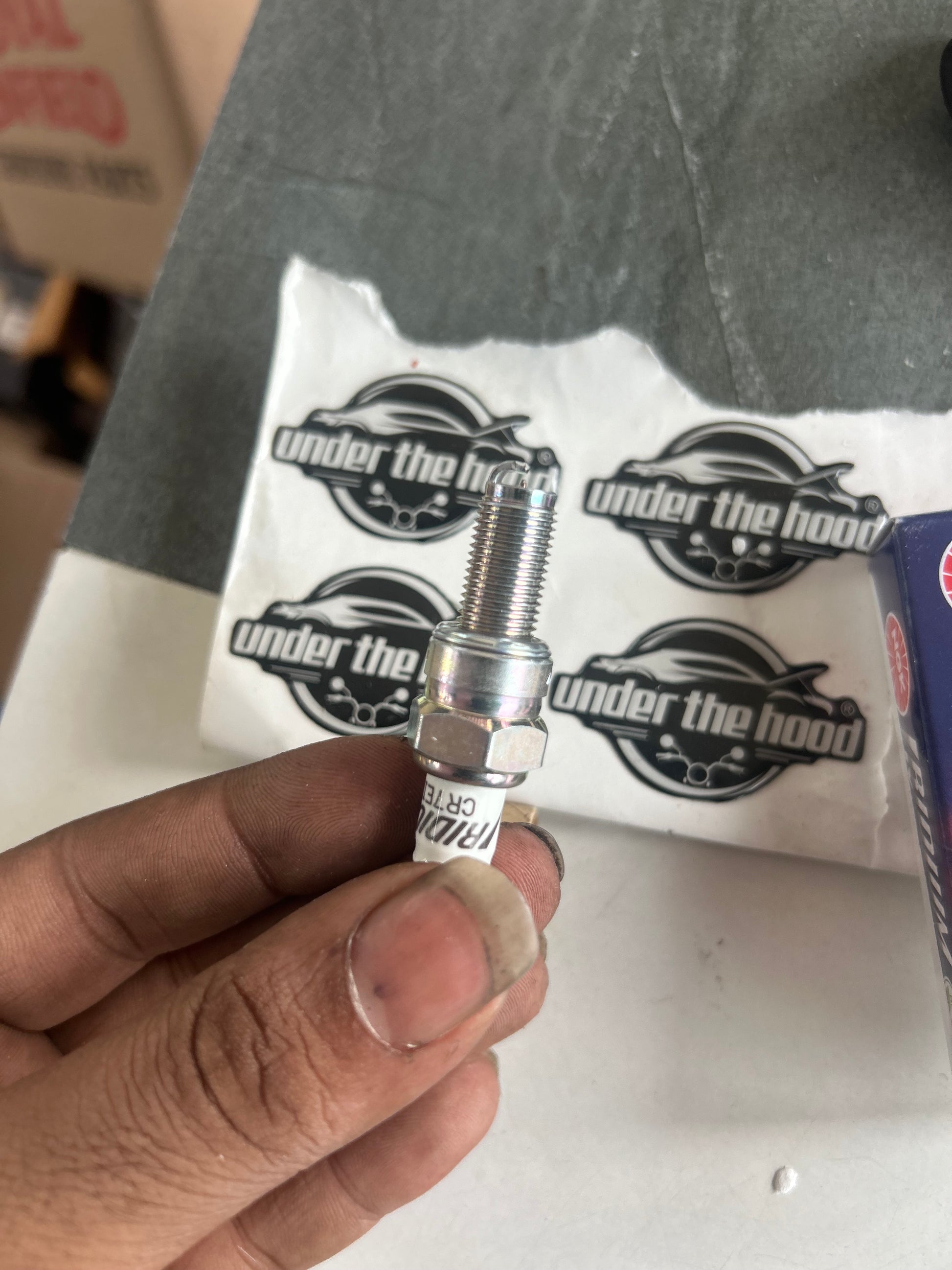 NGK CR7EIX Iridium spark plug set for Interceptor 650