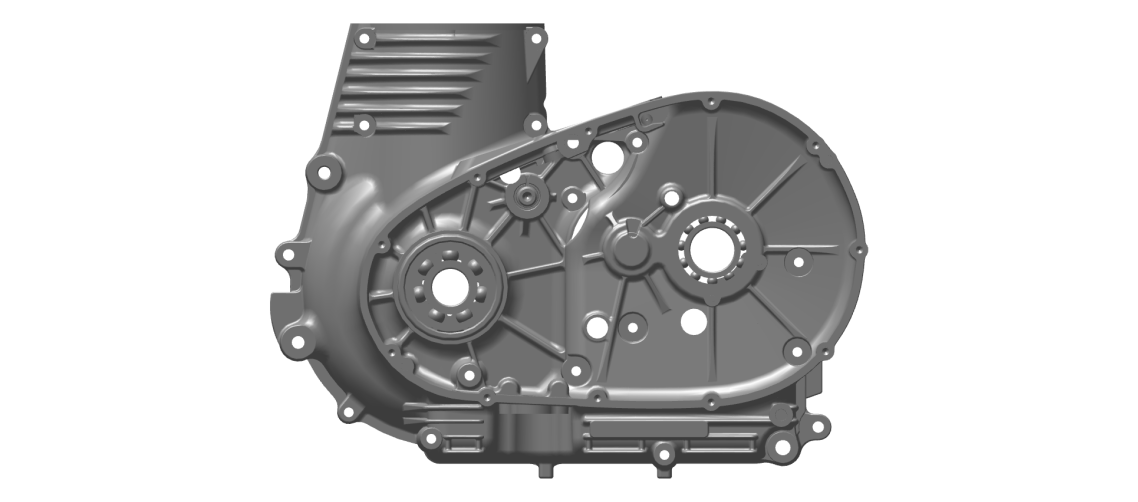 Royal Enfield 888233 crankcase assembly with bearings 350 UCE