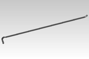 Royal Enfield 650 twin emission hose (tank to purge) 148081/D