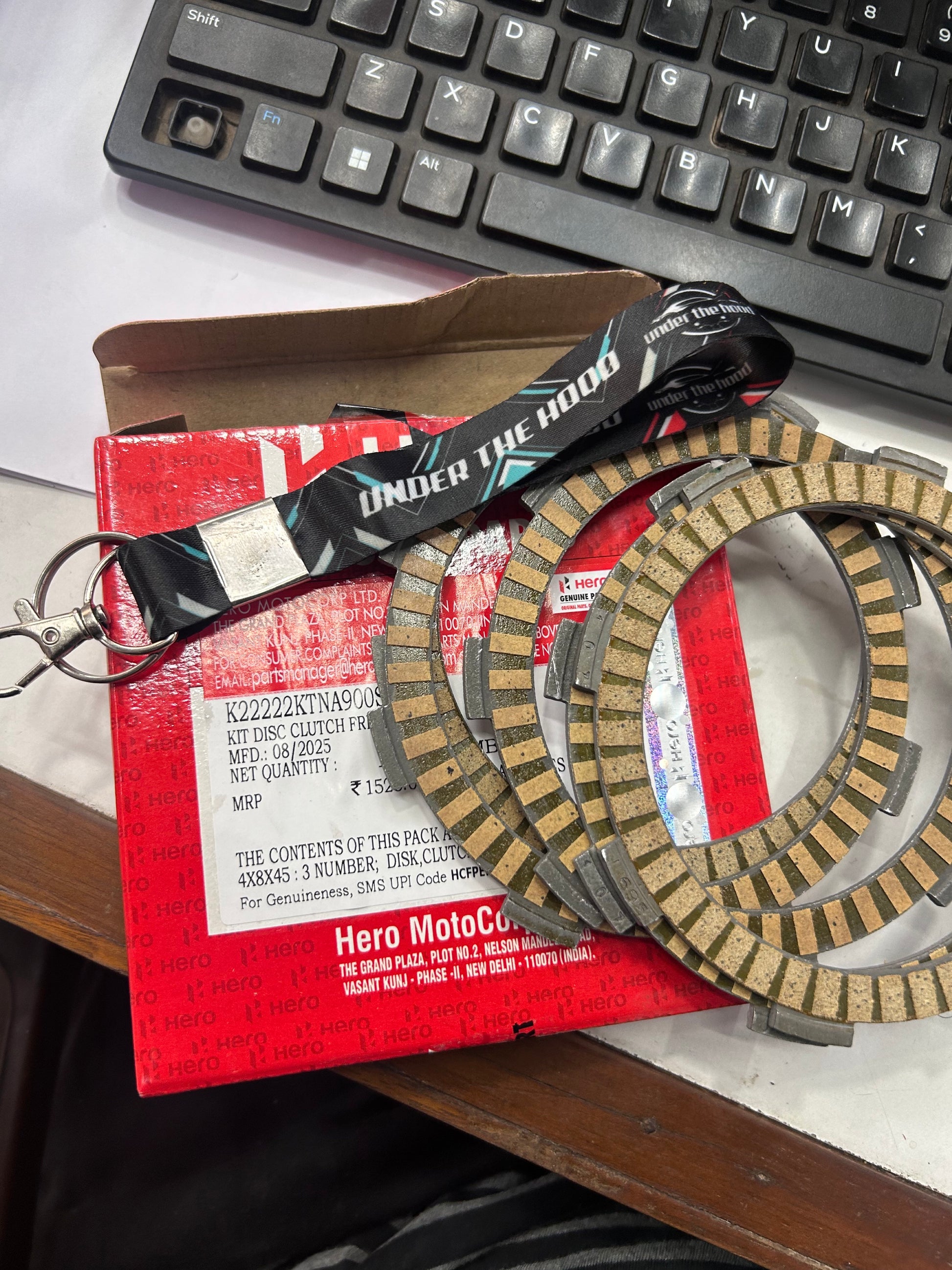 OEM Hero friction plates set (4 pcs) for Xpulse 200/200T/4V