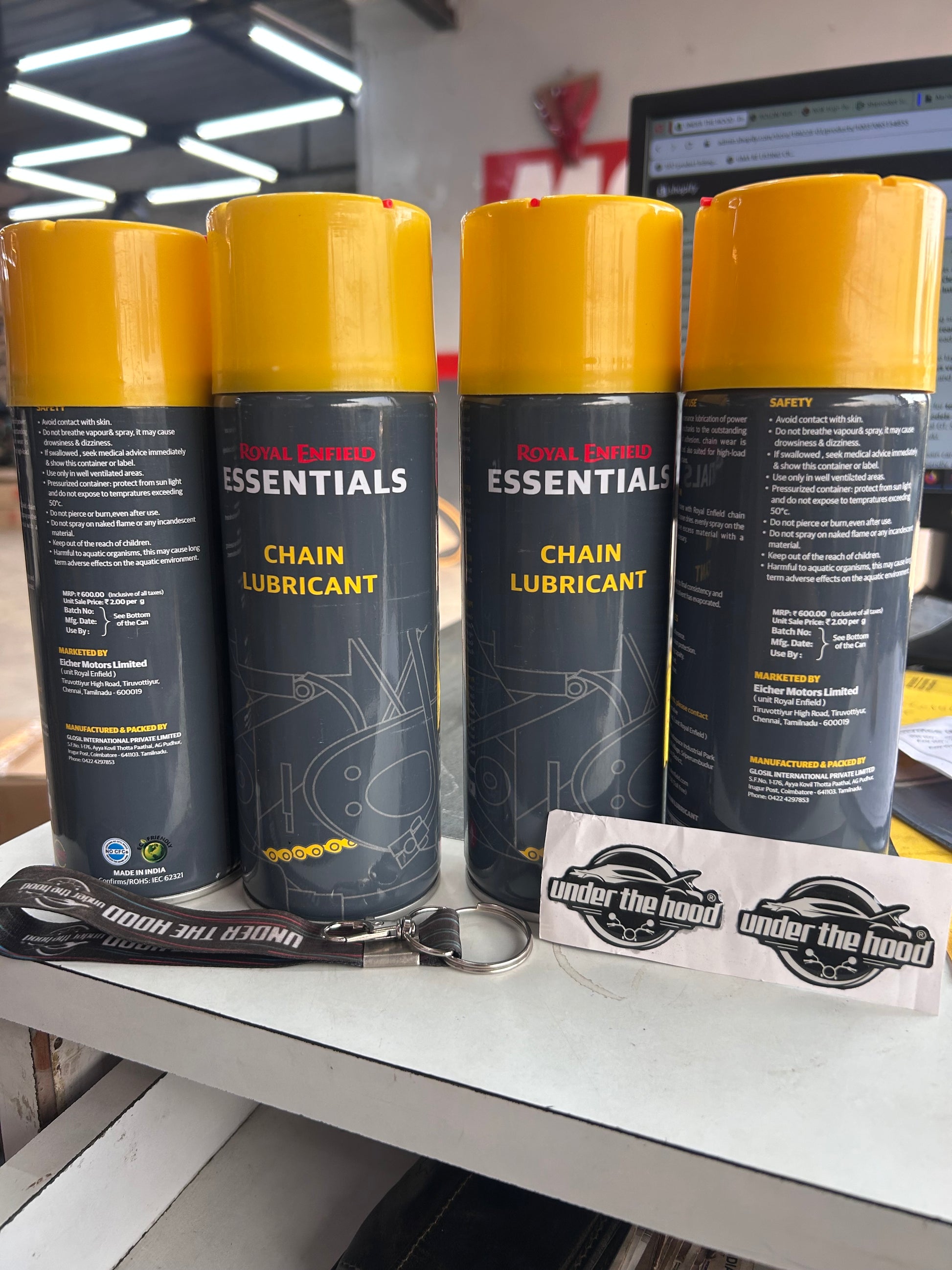Royal Enfield Essentials chain lube 500ml spray can – Under The Hood