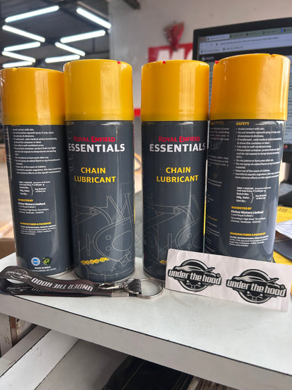 Royal Enfield Essentials chain lube 500ml spray can – Under The Hood