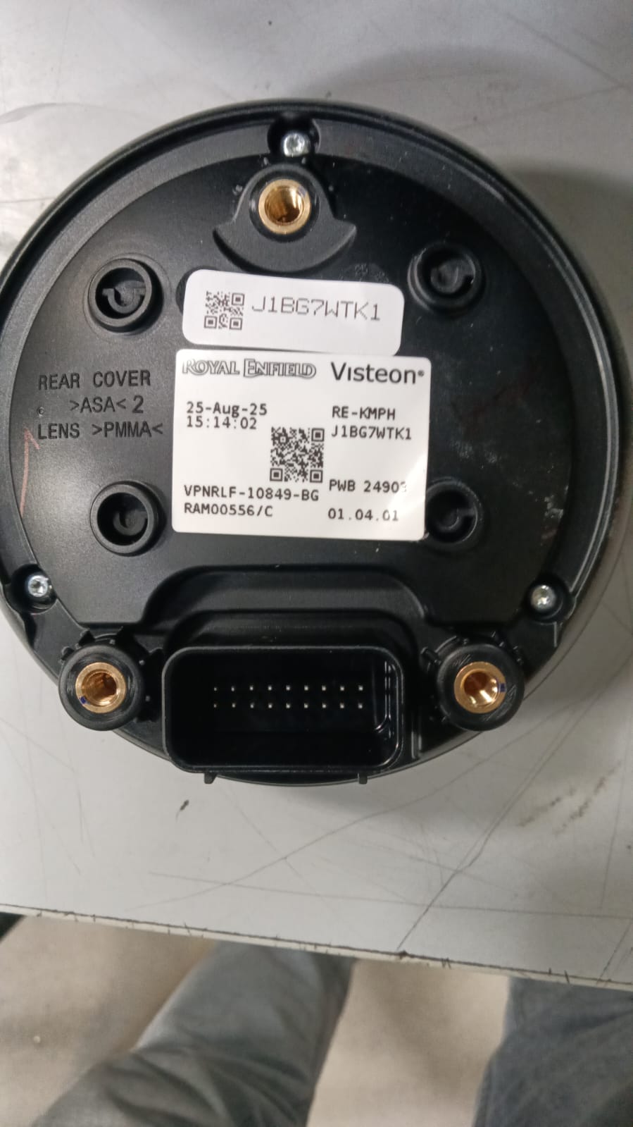 OEM instrument cluster RAM00556C for Royal Enfield 350 models