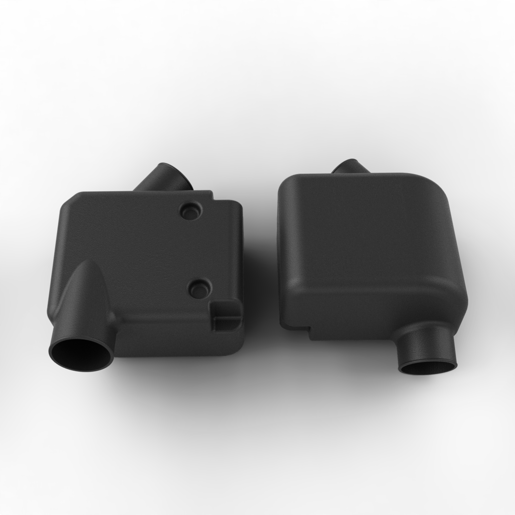 Royal Enfield 581736/C blow moulded resonator box – Bullet 350 UCE KS ES