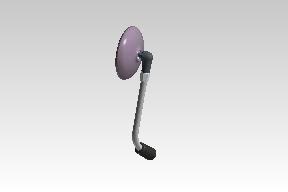 Royal Enfield RAL00459 left mirror assembly for Himalayan 450 original