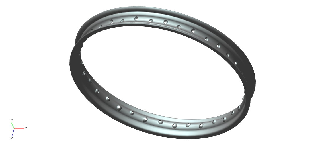 Royal Enfield 866208 front rim 1.85×21 — Himalayan 411 (black)