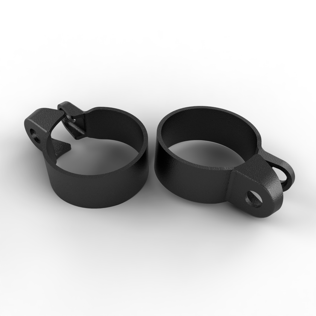 Royal Enfield 1040747/A silencer clamp — Classic 350 ABS BS4 / Classic 500 BS4