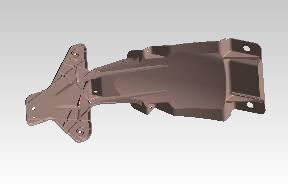 Royal Enfield 587808/G rear mudflap — Himalayan 411 (LS410)