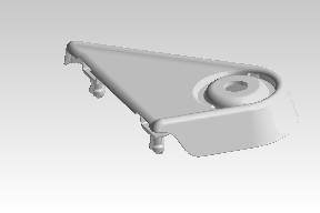 Royal Enfield 1100288/F – Side Cover RH Swing Arm (Glossy Black) | OEM for New Classic 350