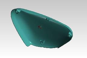 Royal Enfield RAV00476/B - Outer Cover / Side Panel Outer Cover (Right Hand) - Blue & Metallic Black (Supernova Blue) for Meteor 350