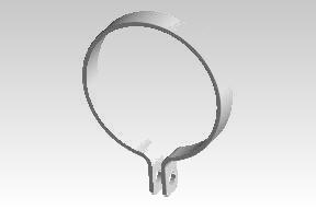 Royal Enfield 1760055/D fork gaiter clip for Interceptor 650 Euro V