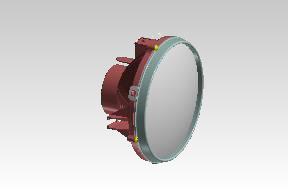 Royal Enfield RAN00198/A – Headlamp Lens & Reflector Assembly with Inner Rim (OEM)