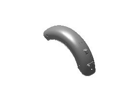 Rear Mudguard / Rear Fender with Sticker (Gloss Black) for Royal Enfield Classic 350 Reborn (Redditch Grey) – RAQ00466/B