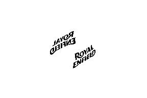 Royal Enfield Tank Logo Decal RE Gold for 650 Twins Sunset Strip – RAK00741/A