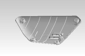 Royal Enfield RAV00957/B - Side Panel LH with Decal - Grey with Yellow for Scram 411 (Graphite Yellow) - OEM