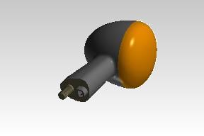 RAN00045/A - TRAFFICATOR ASSY WITH BULB - FLH & RRH